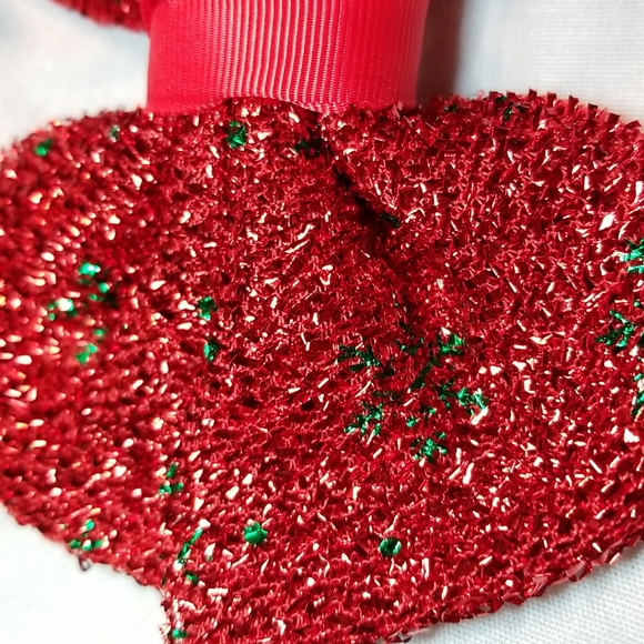 Lot of 3 high quality holiday bling set sequins glitter fabric - Picture 4 of 8